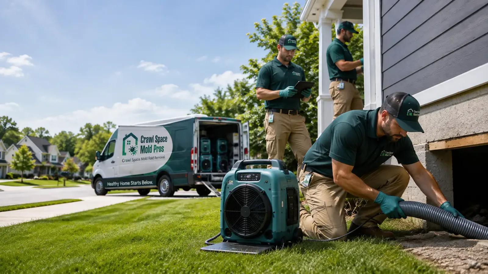 Crawl Space Mold Removal in Pierre, SD